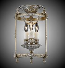 American Brass & Crystal LTFM2108-01G-PI - Three Light Flush Mount